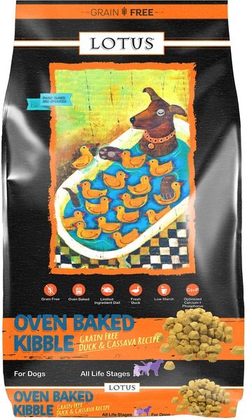 Lotus Wholesome Grain-Free Duck and Cassava Recipe Dry Dog Food