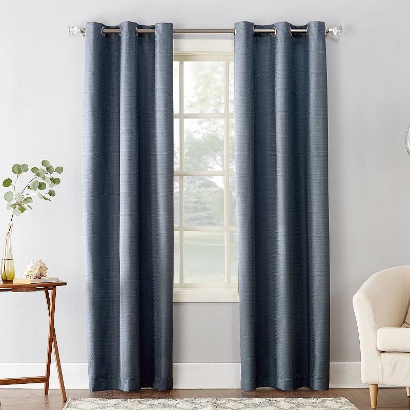 Sun Zero Cooper Room Darkening Thermal Insulated Grommet Single Curtain Panel