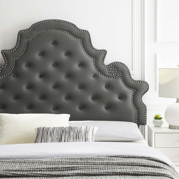 Diana Tufted Performance Velvet Full/Queen Headboard - - 33939561