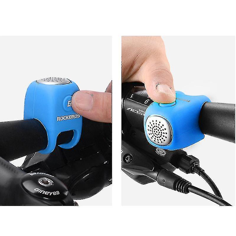 Bicycle Bell， Mountain Bike Electric Horn Waterproof Tape Bell 3 Kinds Of Ringtones Mini Bicycle Horn