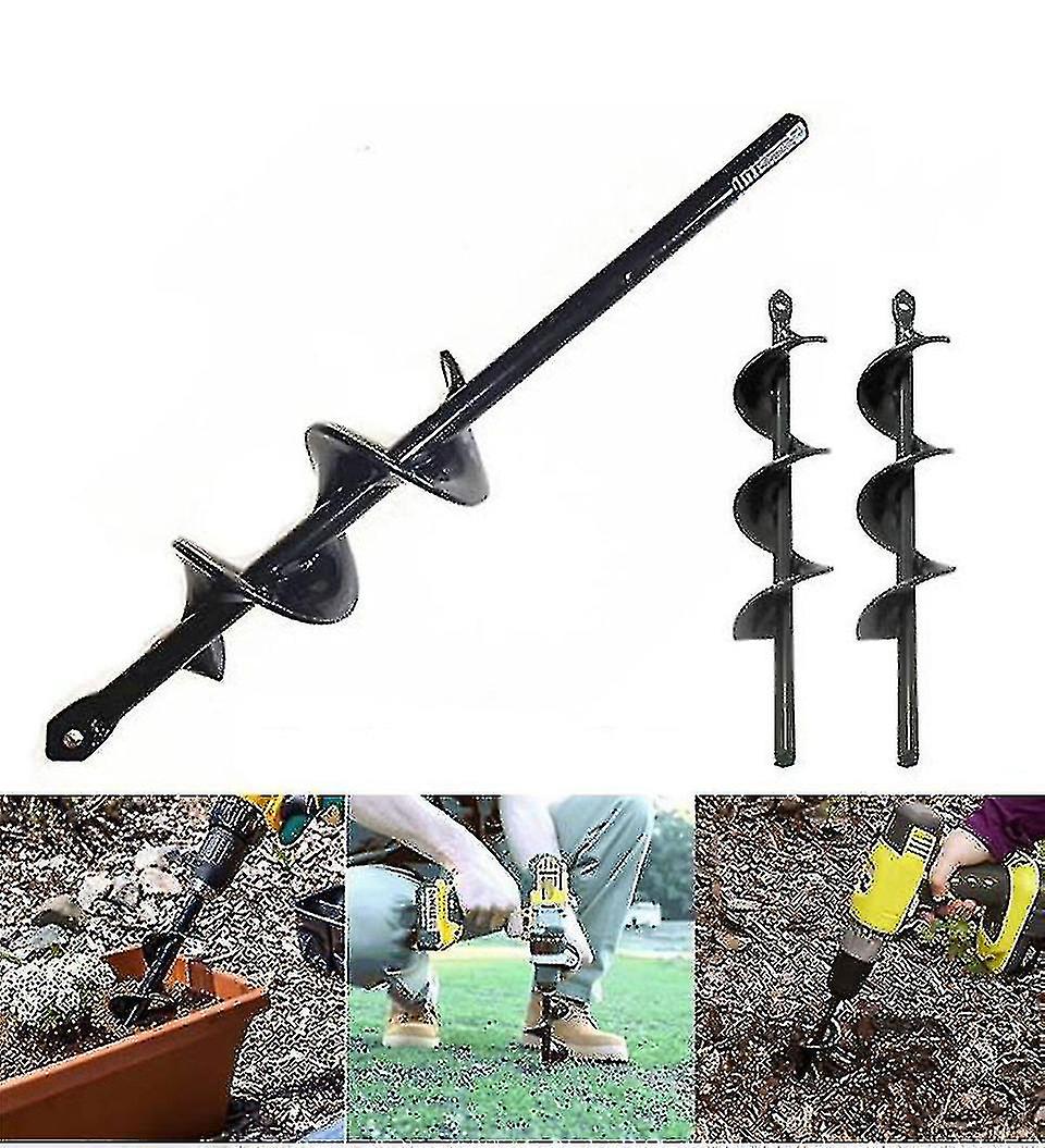 Home Garden Auger Bit Tool Spiral Hole Excavator Ground Drill Ground Drill Various Sizes