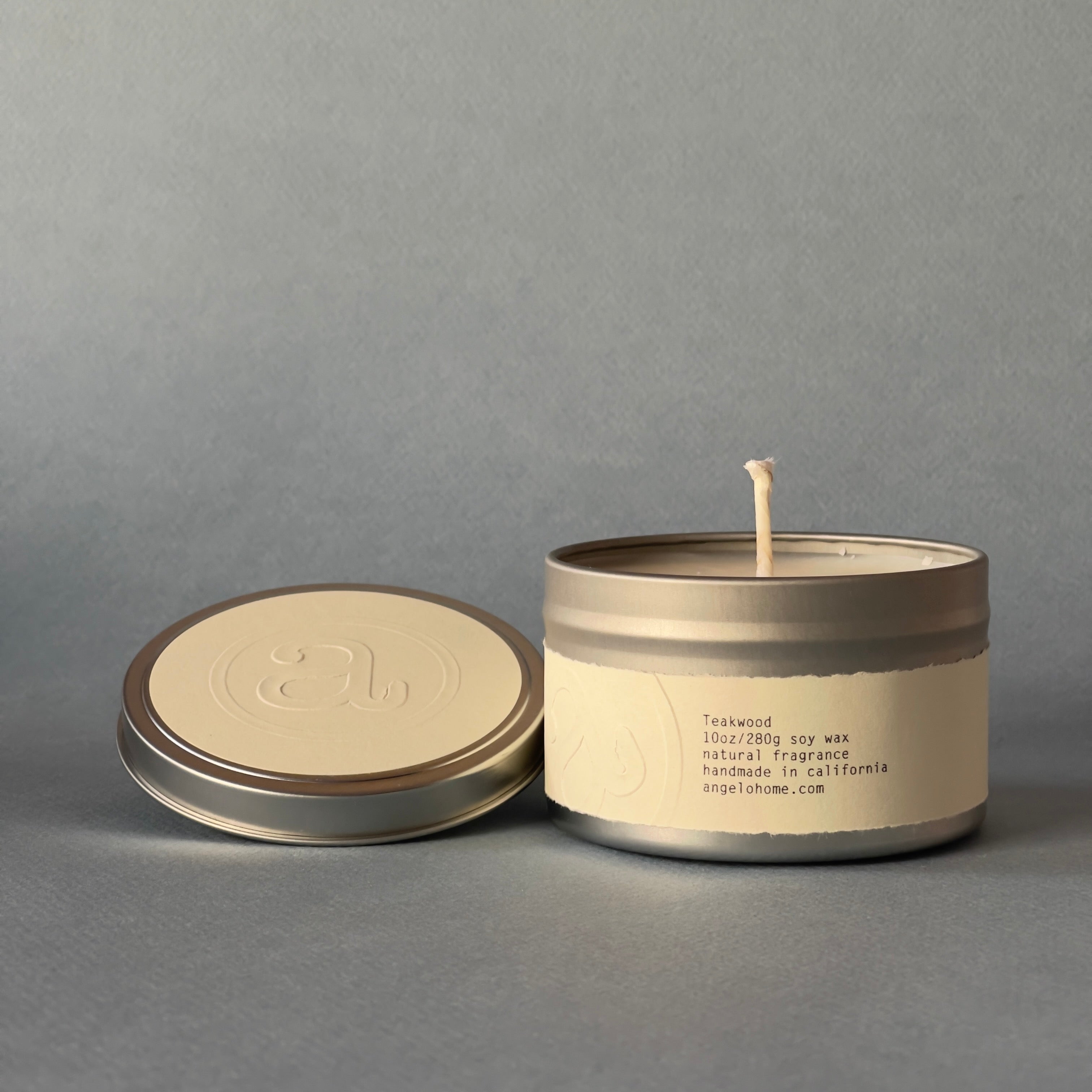 angelo:HOME Teakwood Scented Candle