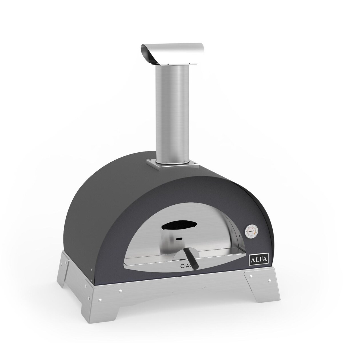 Alfa Ciao 27-Inch Outdoor Countertop Wood-Fired Pizza Oven