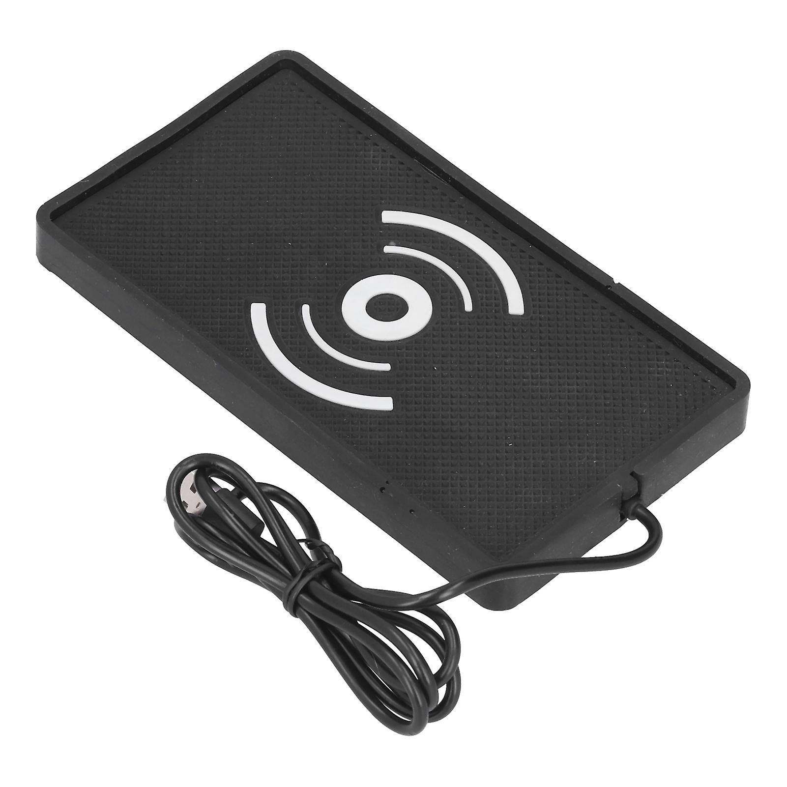 10w Car Wireless Charger Antislip Cell Phone Fast Charging Pad Mat Holder Portable Universal