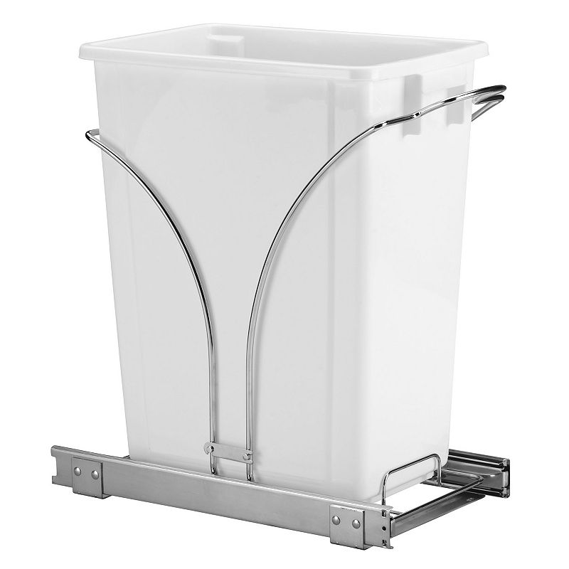 Glidez 2-pc. Under-Cabinet Roll-Out Caddy and 9-Gallon Trash Can Set