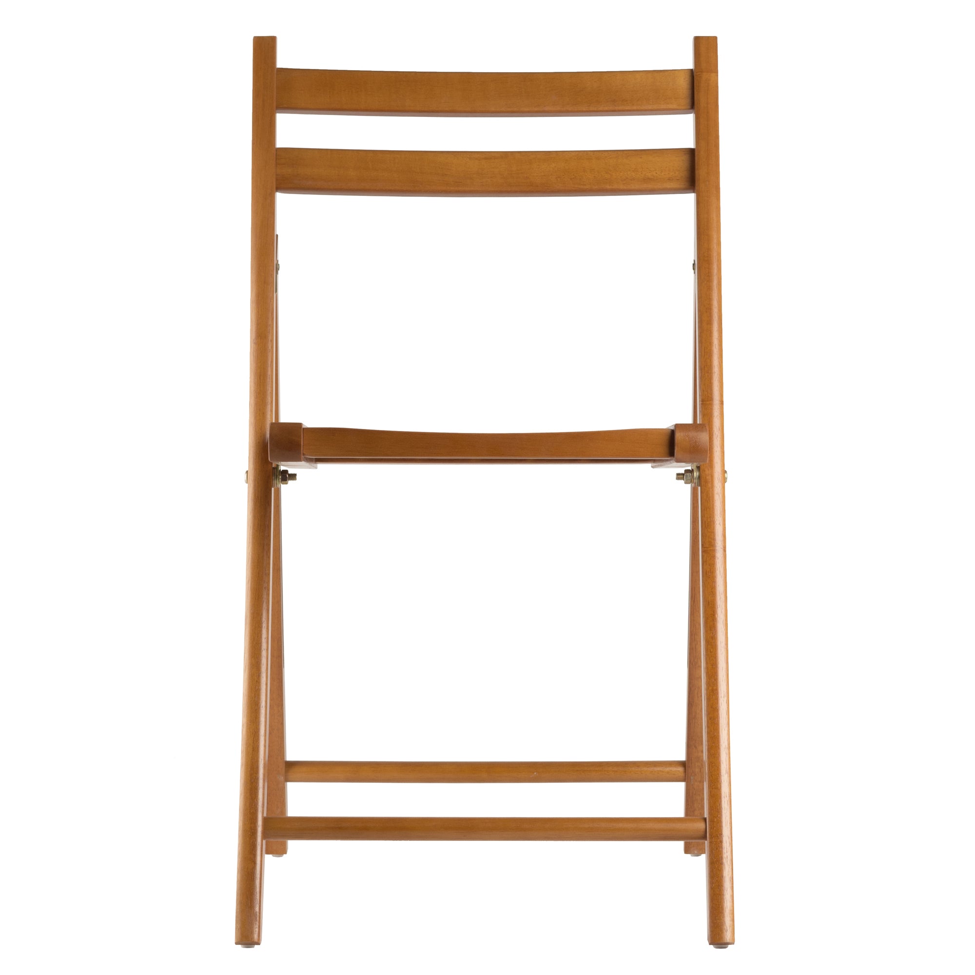 Winsome Wood Robin Folding Chair Set, Teak Finish, set of 4