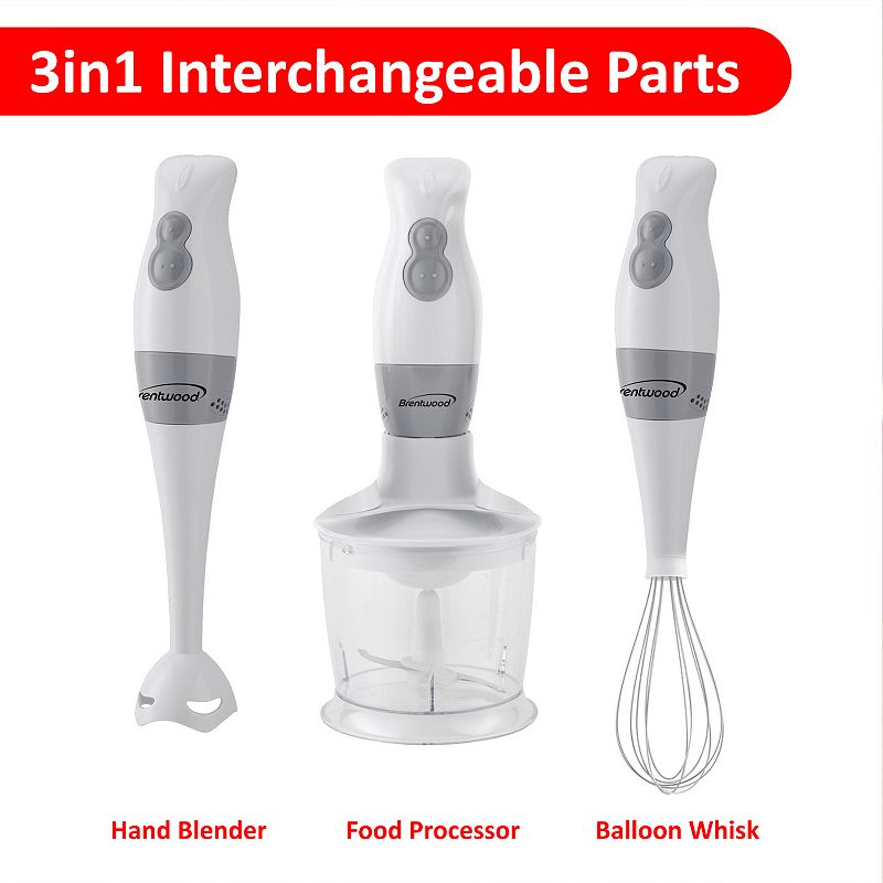 Brentwood 2 Speed Hand Blender with Balloon Whisk