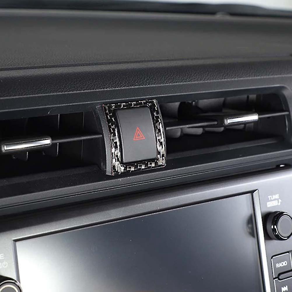 For Brz 2022 Soft Carbon Fiber Car Warning Light Switch Cover Car Styling Car Interior Accessories