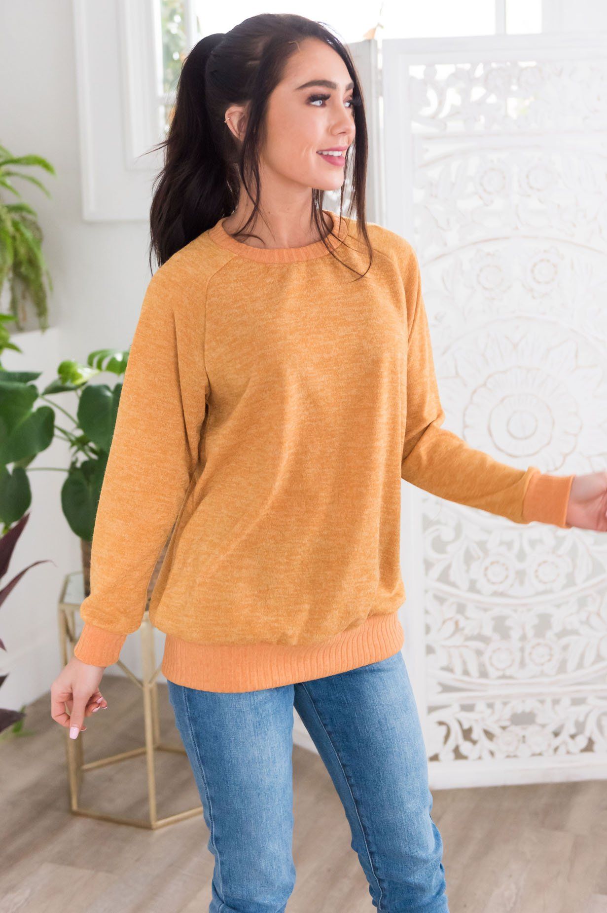 Spring Forward Modest Sweater