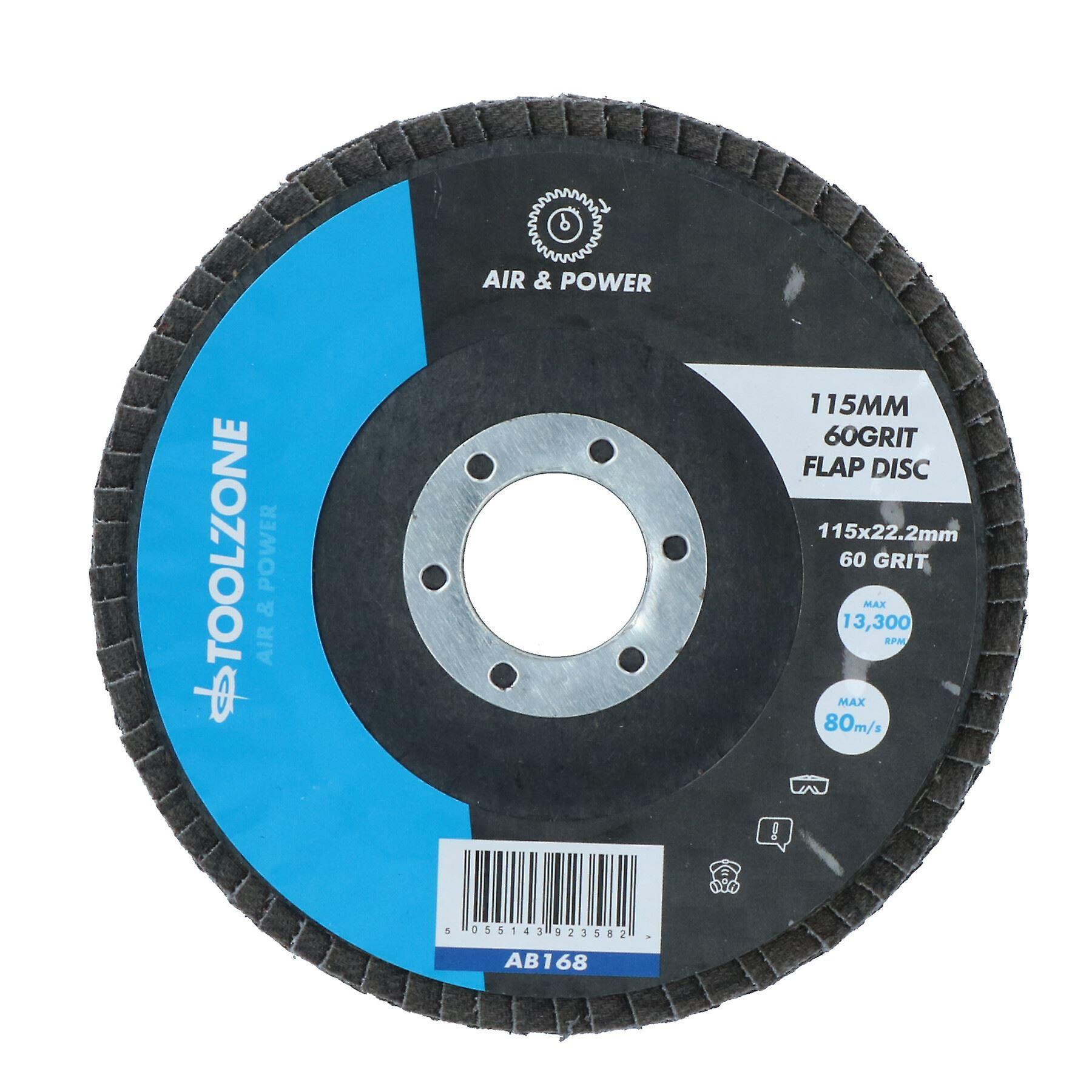 60 Grit Flap Discs Medium Grade Aluminium Oxide Sanding Removal Type 29 100pk