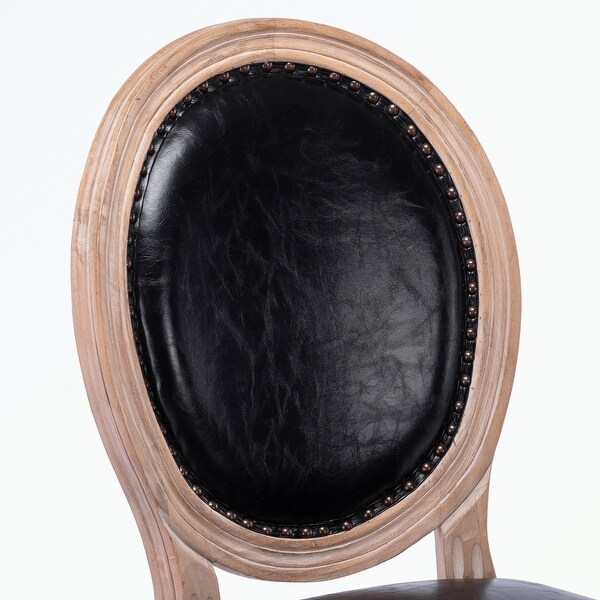 Upholstered French Dining Chair with rubber legs