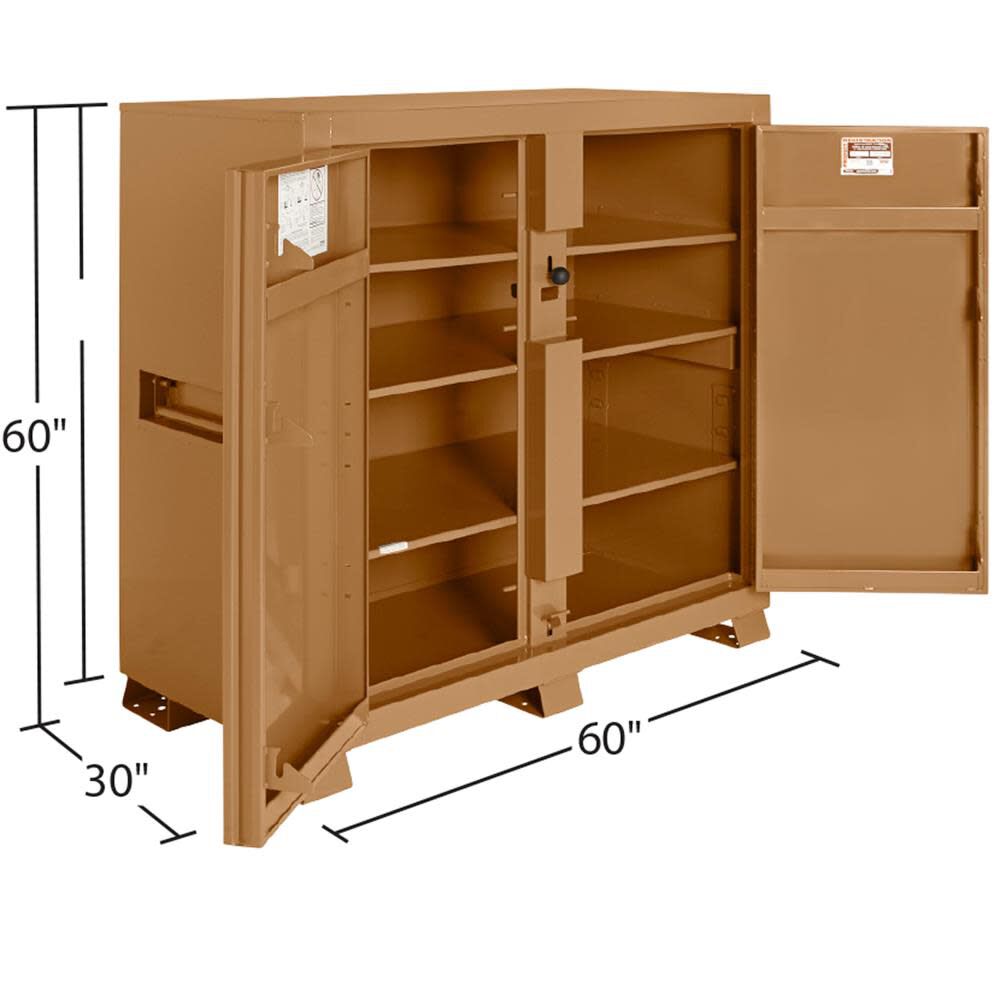 Knaack JOBMASTER Cabinet 59.4 Cu. Ft. Steel Jobsite Box 139 from Knaack