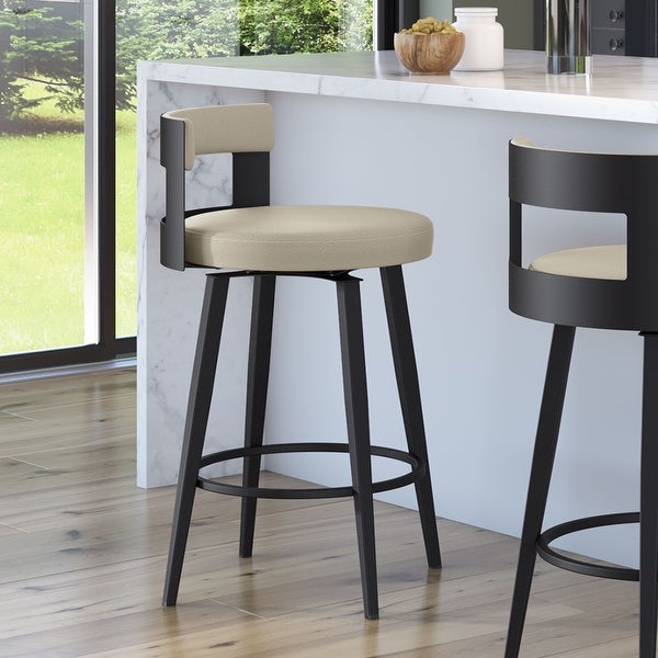 Amisco Paramont Swivel Counter and Bar Stool - N/A