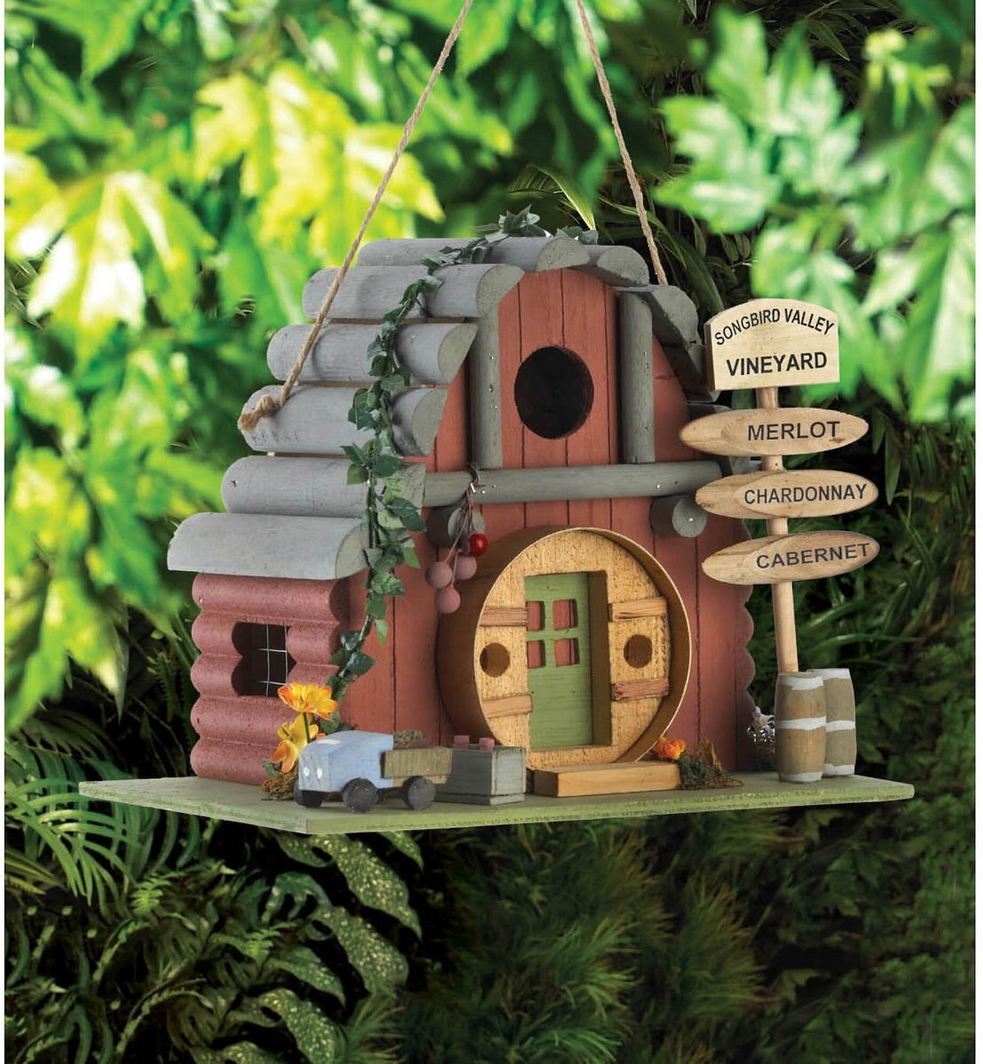 Zingz and Thingz Vintage Winery Bird House