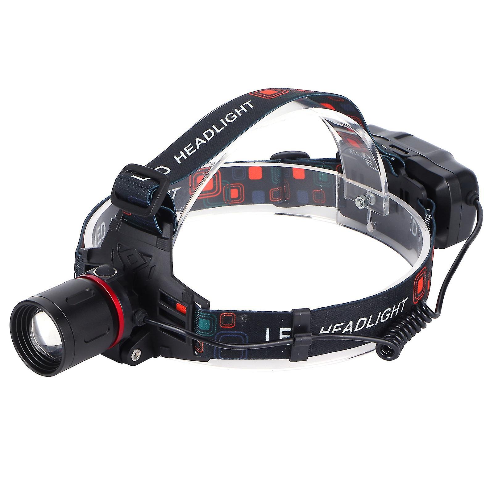 LED Red Light Headlamp Portable USB Adjustable Headlight for Hunting Beekeeping Detecting