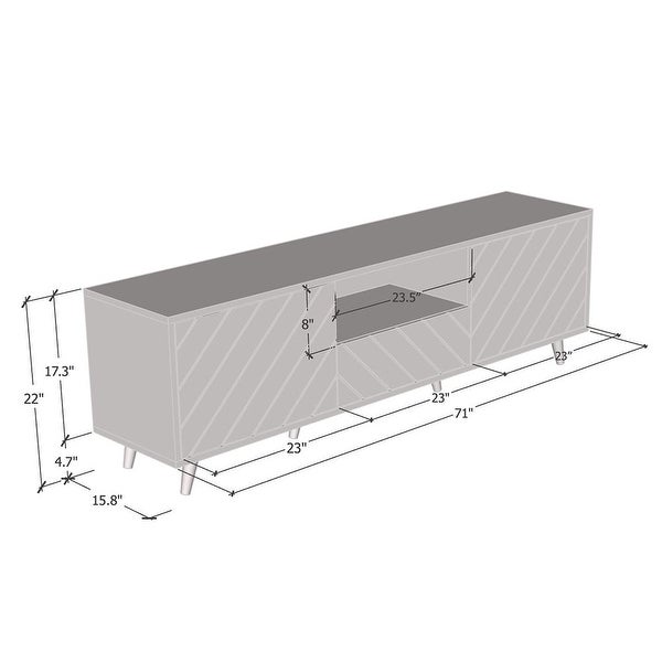 Paris Modern 71-inch TV Stand