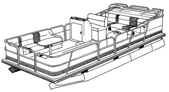 Carver 77520P 10 Boat Cover Fed 20 Pg Gray