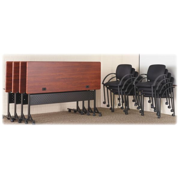 Lorell Stacking Guest Chairs with Arms