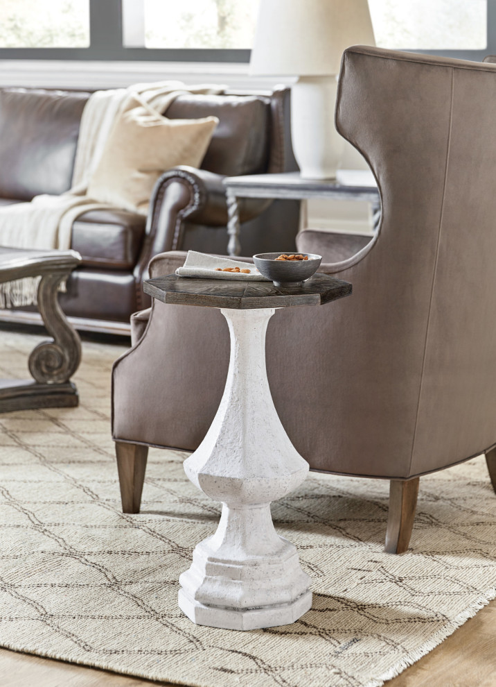 Hooker Furniture 5961 50009 DRINK TABLE Traditions 16 quotW Resin and   Side Tables And End Tables   by Buildcom  Houzz