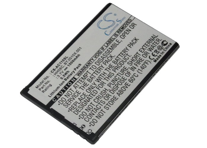 Acer beTouch E110 Replacement Battery BatteryClerkcom Mobile Phone