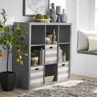 44 in. H x 44 in. W x 14 in. D Gray 9- Cube Organizer TG8890G