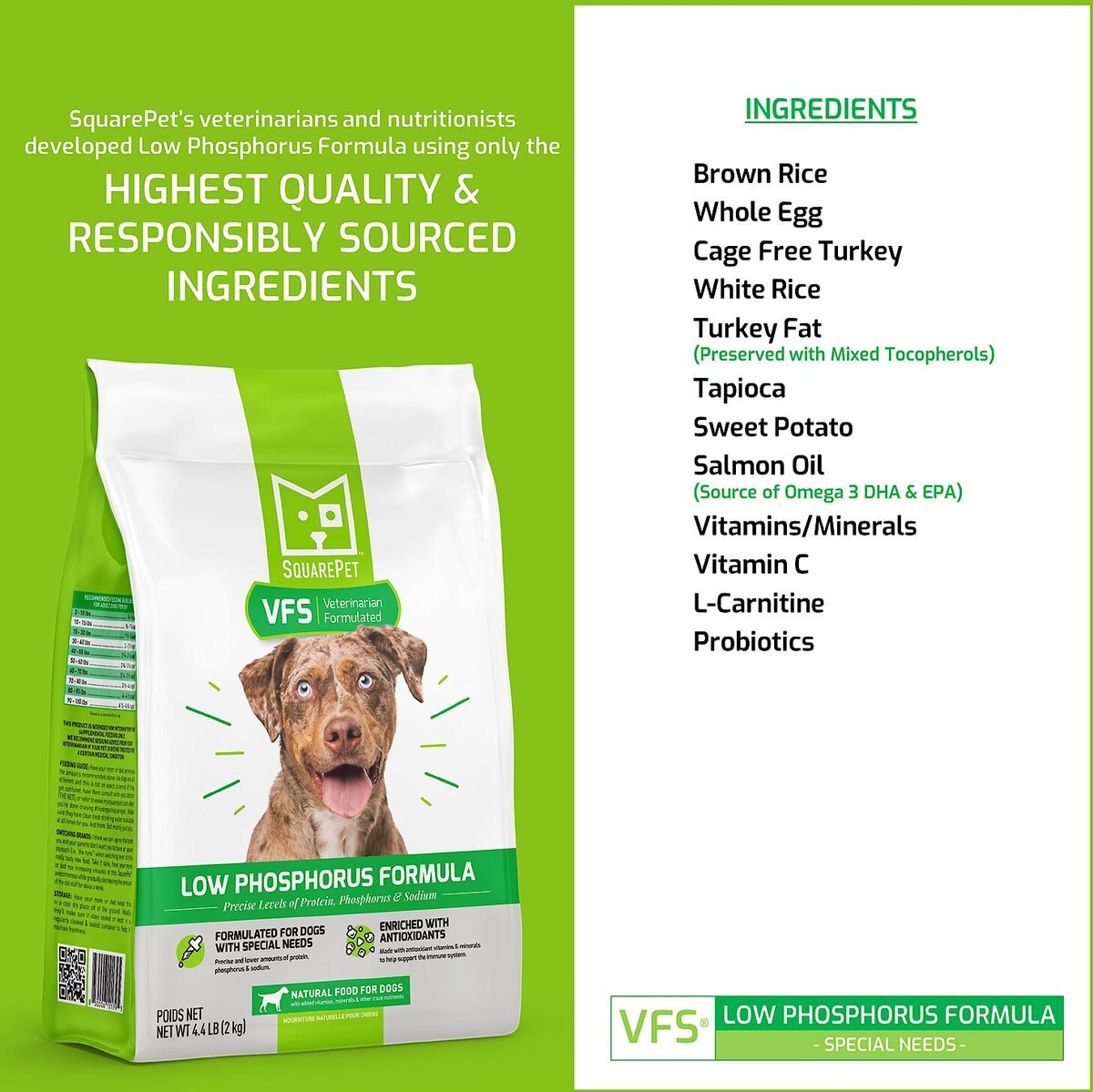 SquarePet VFS Low Phosphorus Formula Dry Dog Food