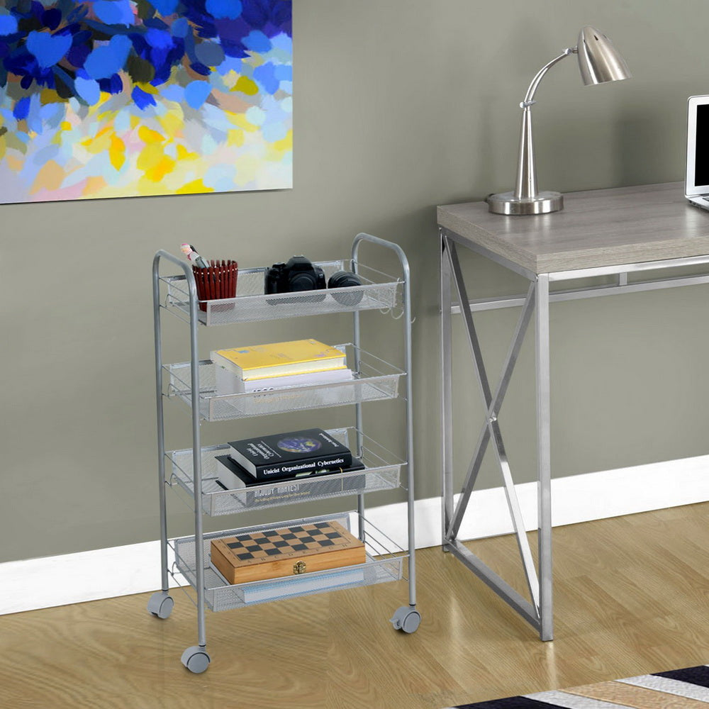 SEGMART 4-Tier Wire Shelving Unit， 21.7