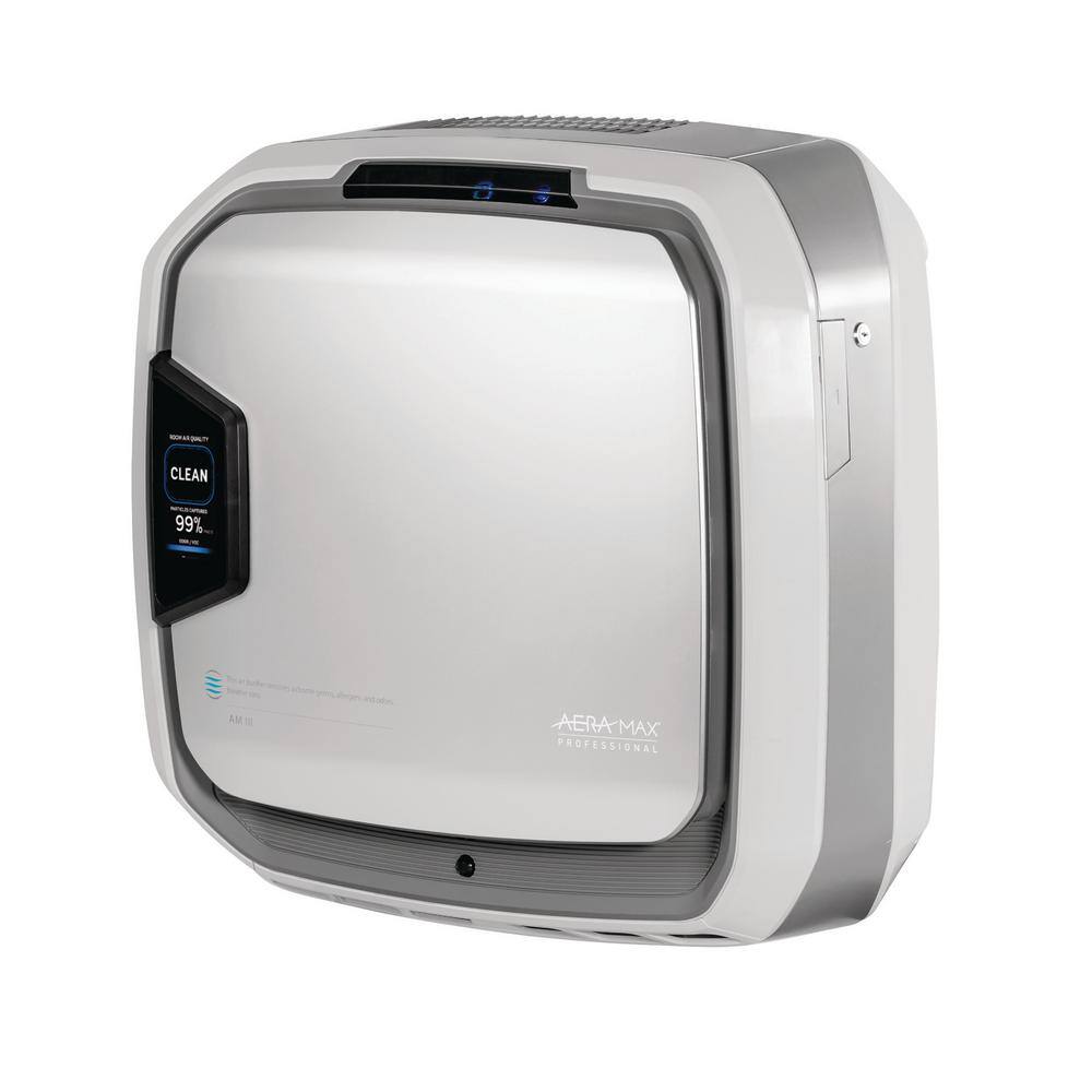 Fellowes AeraMax PureView Pro AM3 PC True HEPA 700 sq. ft. Wall-Mountable Allergen Remover Stainless Air Purifier 9573001