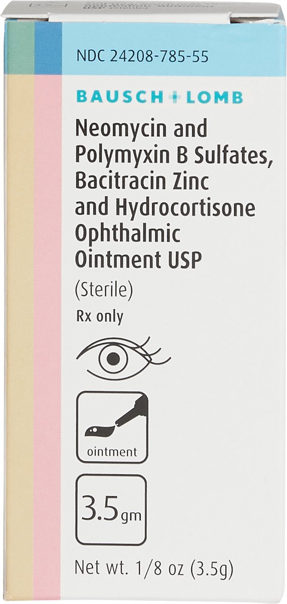 Neo-Poly-Bac with Hydrocortisone (Generic) Ophthalmic Ointment for Dogs and Cats