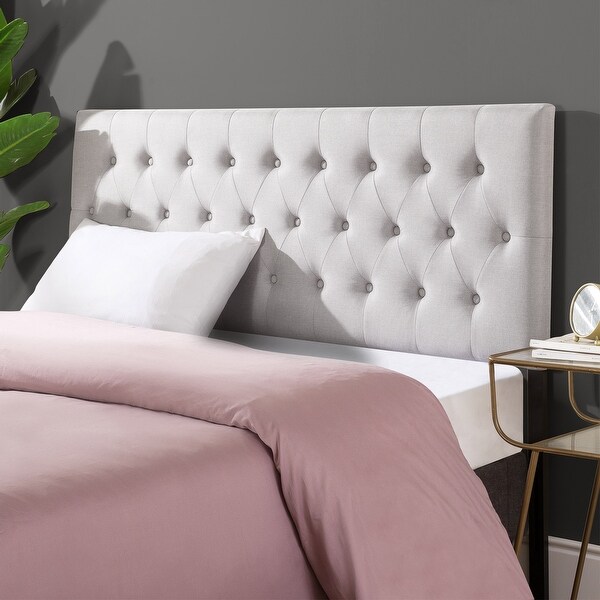 Priage by ZINUS Button Tufted Upholstered Headboard - - 20508300