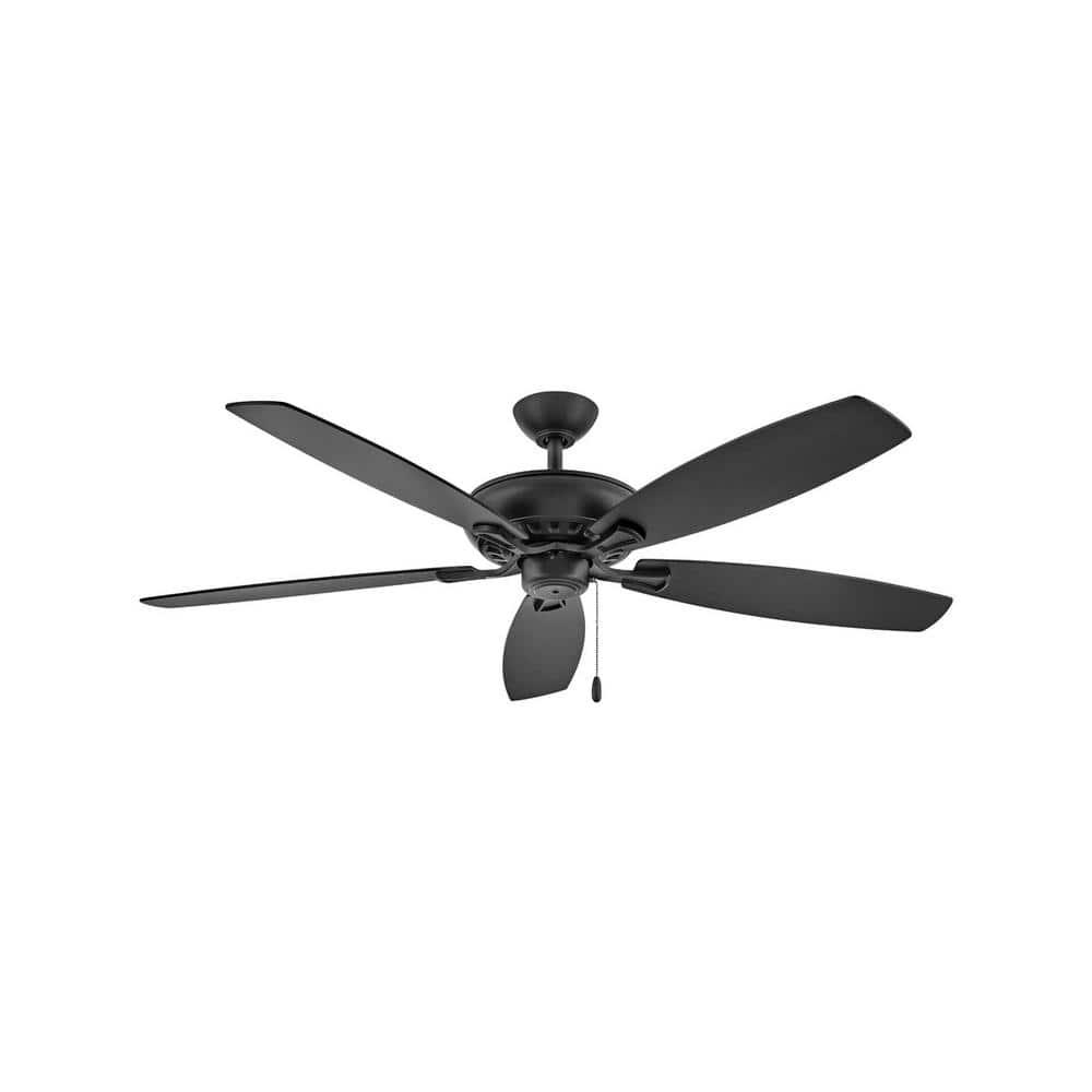 HINKLEY HIGHLAND 60 in Indoor Matte Black Ceiling Fan Pull Chain