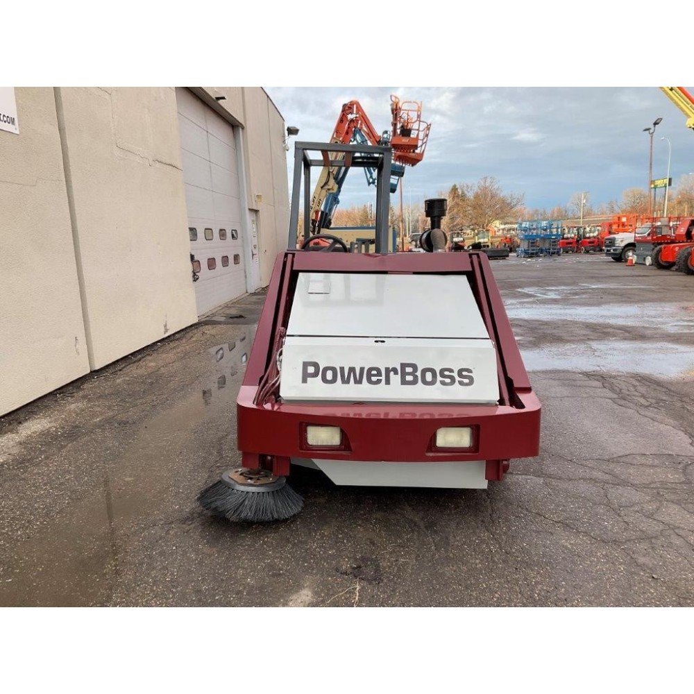 PowerBoss SW9XR Armadillo Floor Sweeper Ride On Gas 2005 Used ;