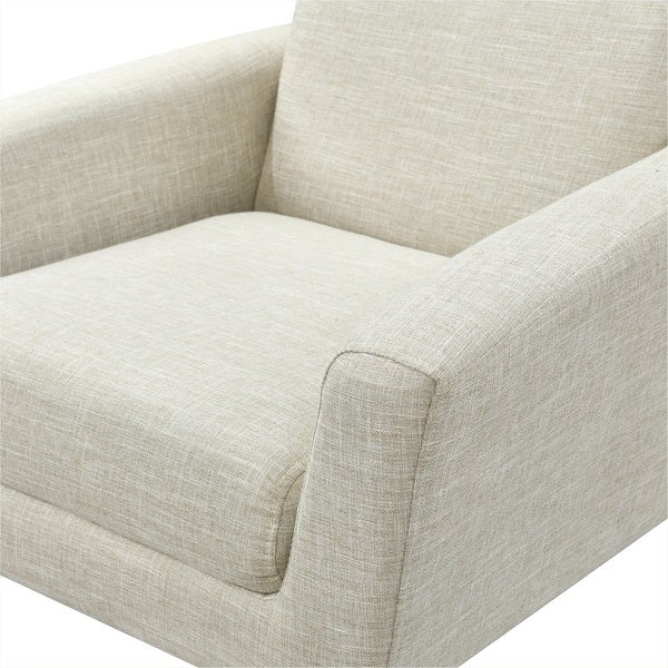 Upholstered Fabric Accent Chair