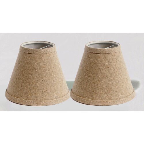 Urbanest Hardback 6'' Linen Empire Lamp Shade (Set of 2)