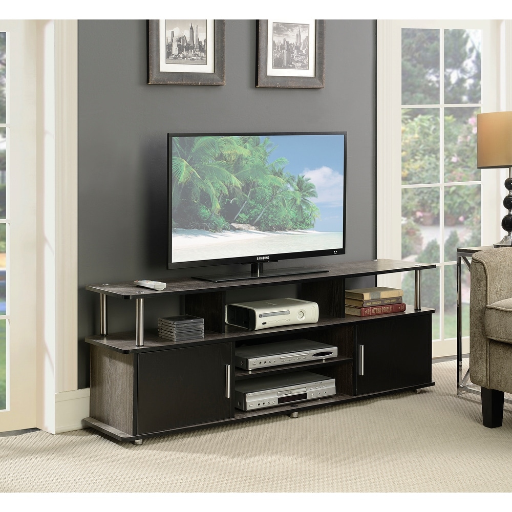 Convenience Concepts Designs2Go Monterey 65 inch TV Stand with Storage Cabinets and Shelves