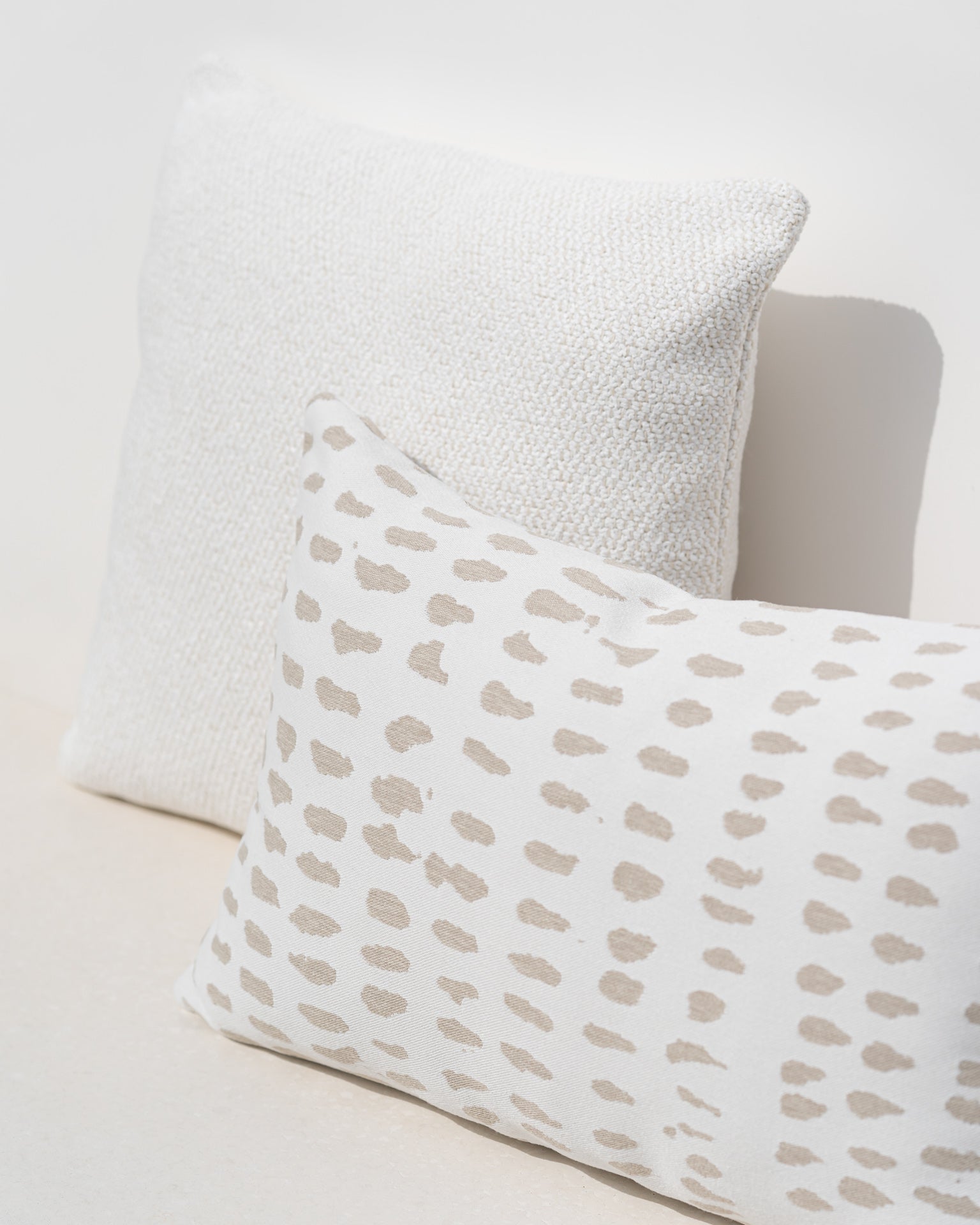 White Dots Outdoor Cushion