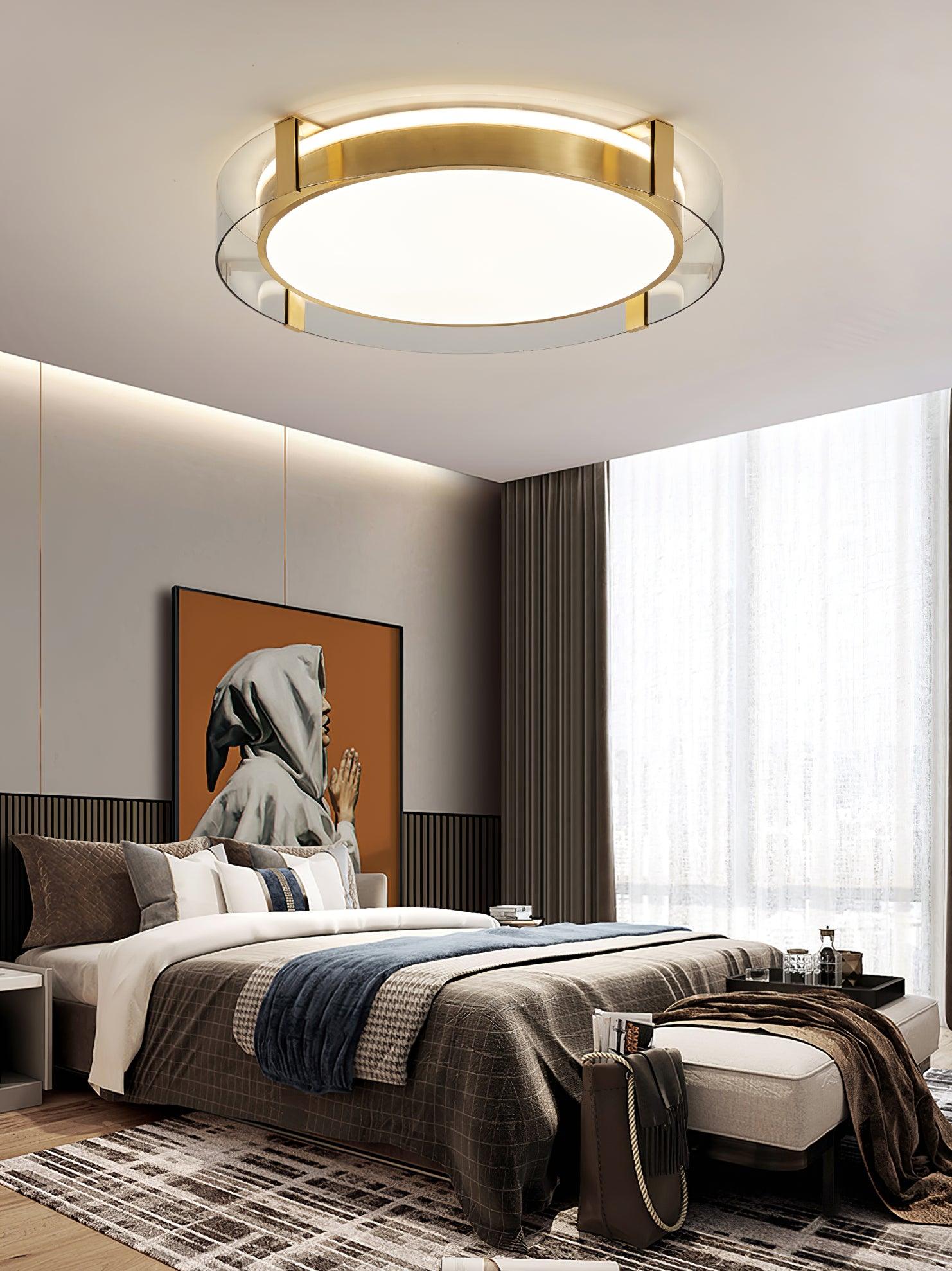 Round Low Profile Ceiling Light