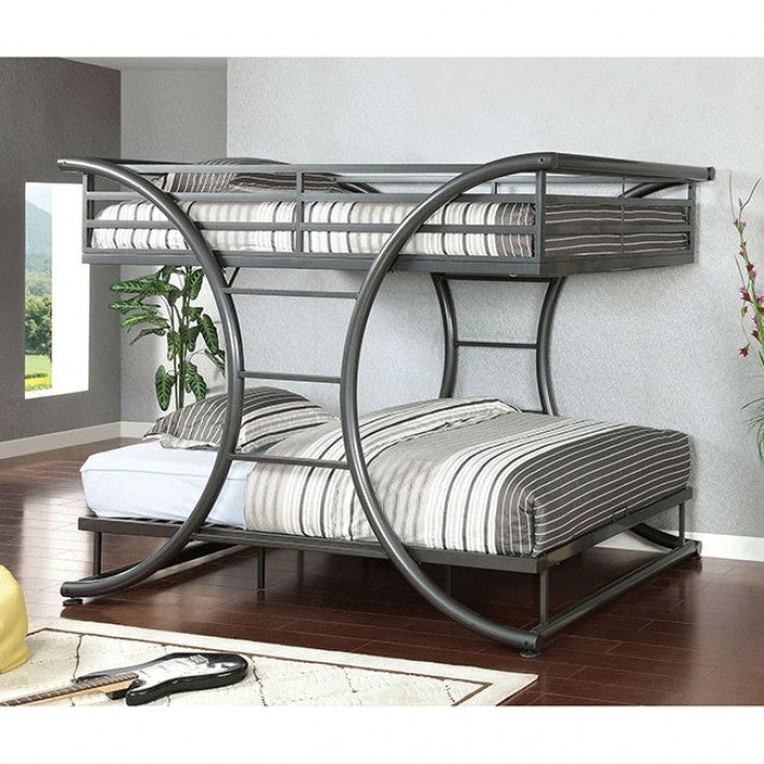 Lexix Full/ Full Bunk Bed -CM-BK1036GM