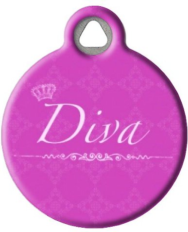 Dog Tag Art Diva Personalized Dog and Cat ID Tag