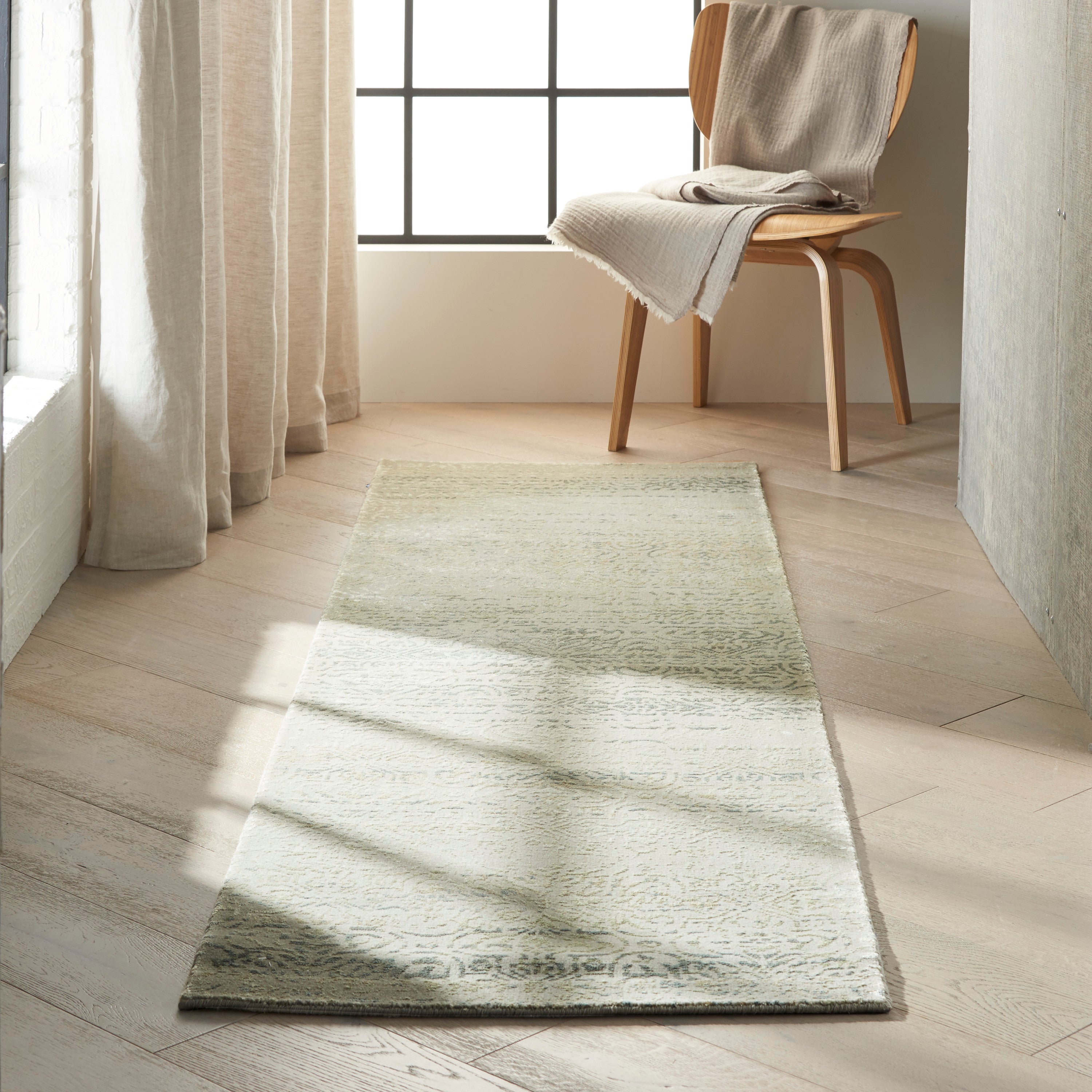 Maya Hand Loomed Abalone Rug