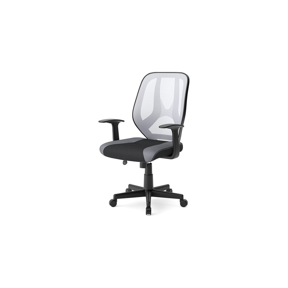 Ashley Furniture Beauenali Black/Gray Home Office Swivel Desk Chair   25\