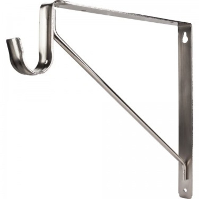 Hardware Resources Closet Rod and Shelf Support Bracket for 1 5/16