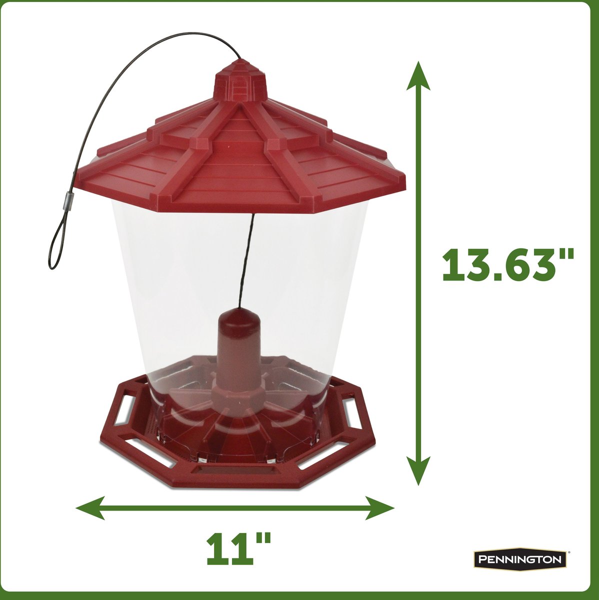 Pennington Earth Smart Recycled Grand Ecozebo Bird Feeder