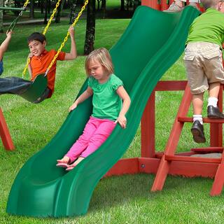 Swing-N-Slide Playsets Green Apex Wave Slide WS 8200