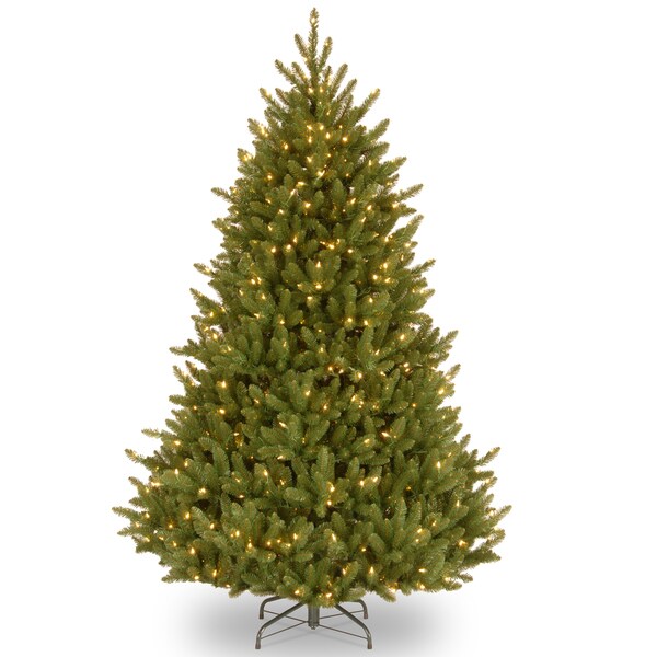 National Tree Company 7.5 ft. Natural Fraser Medium Fir Tree with Clear Lights