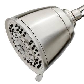 Sprite Showers Regent All-in-One Shower Head Water Filtration System in Brushed Nickel AGE-BN