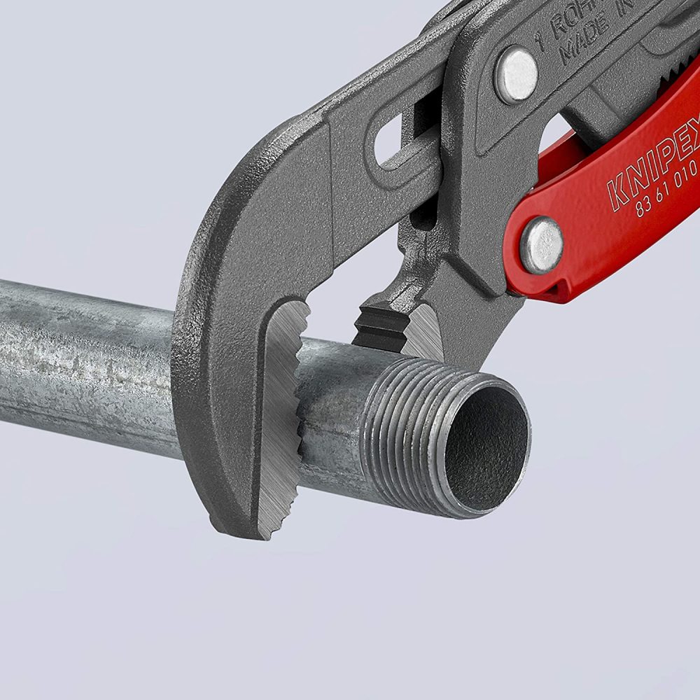 Knipex Pipe Wrench S Type Plastic Handle 330 mm Swedish Pattern ;