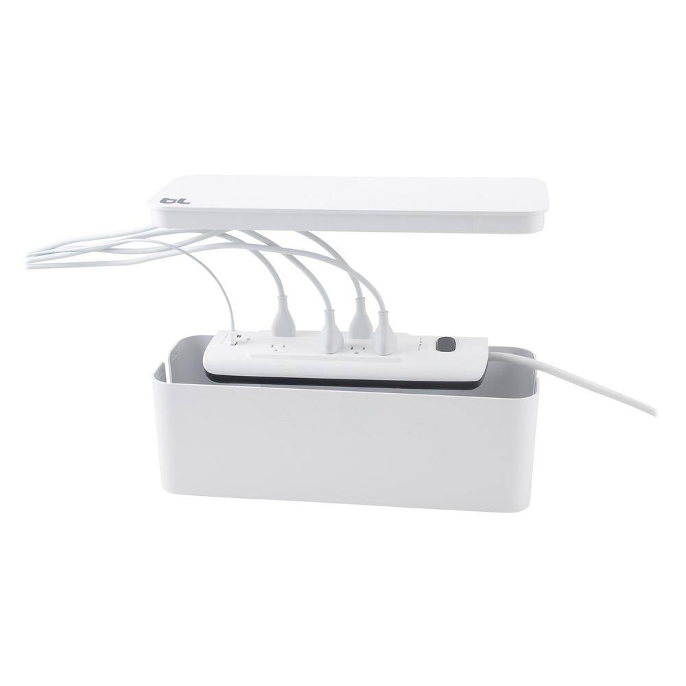 Bluelounge Cable Box Cable Organizer White BLUCB-01-WH