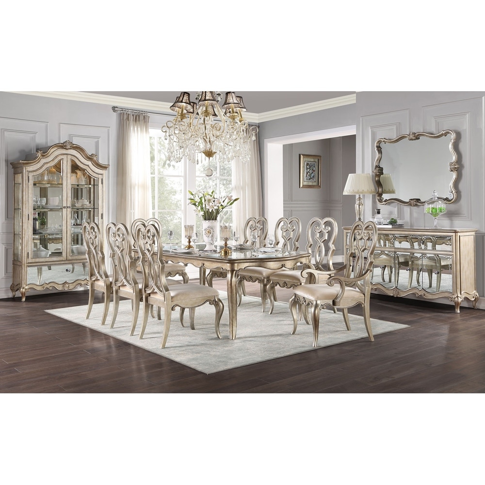 ACME Esteban Curio in Mirrored and Antique Champagne