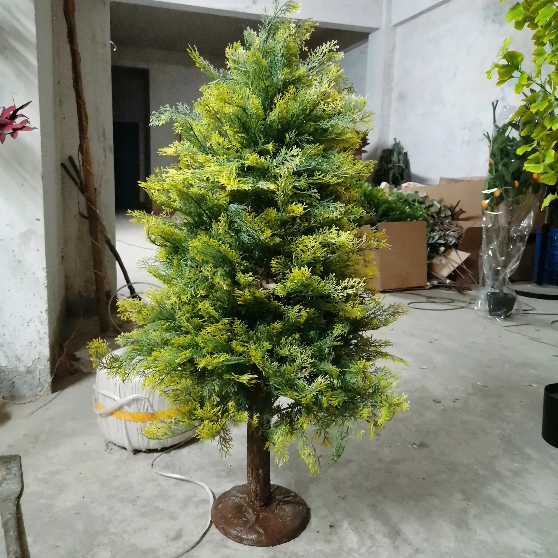 Garden supplies artificial christmas tree garden supplies for Home Office Artificial Pine